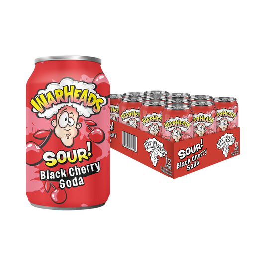 Warheads - Sour! Black Cherry Soda 330 ml